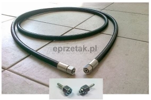 PRZEWÓD HYDRAULICZNY DŁ.1500 mm, 2 x NAKRĘTKA/GWINTY M16x1.5 / 350 BAR/ DN08     (1)