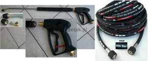 Wąż przewód 400 BAR 20metr+pistolet+lanca+dysza do Karcher HD HDS