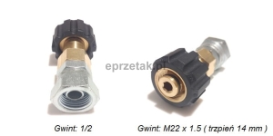 Redukcja nakrętka do karcher gwint: M22 / nakrętka gwint:  1/2 