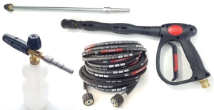 Pistolet z przedłużką + pianownica PA + wąż 10 metrów do myjek KARCHER,KRANZLE, system szybkozłączy typu KEW 