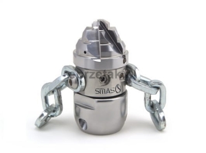 Dysza do udrażniania kanalizacji gwint : 1/2 , wiertnicza , obrotowa , otwory 3+4  z wymiennymi wkładkami