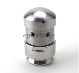 Dysza do udrażniania kanalizacji , obrotowa fi 50 mm, gwint : 1/2 , otwory 6+4  z wymiennymi wkładkami 