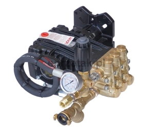 Pompa wysokociśnieniowa UDOR BKL 250 bar 19 l/min 3400 obr silnik spalinowy - zestaw: regulator manometr zawór termiczny filtr