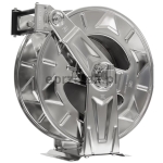 Bęben automatyczny zwijak 20 metrów na wąż ciśnieniowy , stal nierdzewna, wytrzymałość 400 BAR 