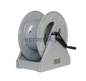 Bęben zwijak na stojaku 400 bar do węży wysokociśnieniowych 3/8" 50 m / 1/2" 40 m - stal malowana proszkowo