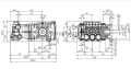 UDOR BKC z przystawką do silnika hydraulicznego, wał wewnętrzny otwór 19,05 mm.JPG,,.JPG