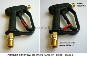 Pistolet obrotowy do myjek KARCHER HD/HDS, 280 BAR