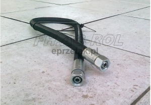 PRZEWÓD HYDRAULICZNY DŁ.800 mm, 2 x NAKRĘTKA/GWINT:3/8 , 330 BAR/ DN10,